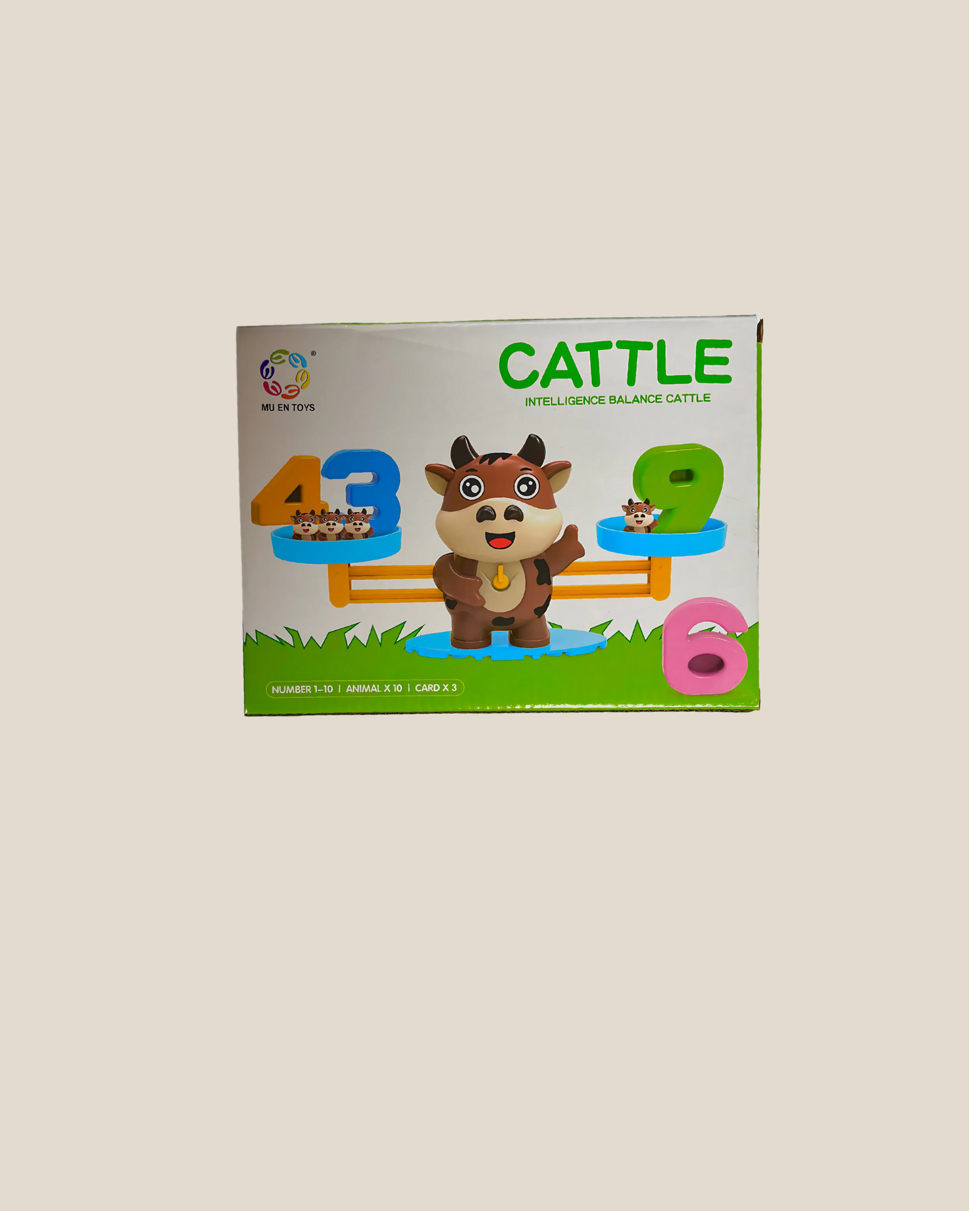 Cow Balance Scale Learning Toy - Numbers & Math Educational Game